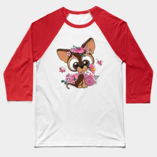 Cute Chihuahua dog Baseball T-Shirt